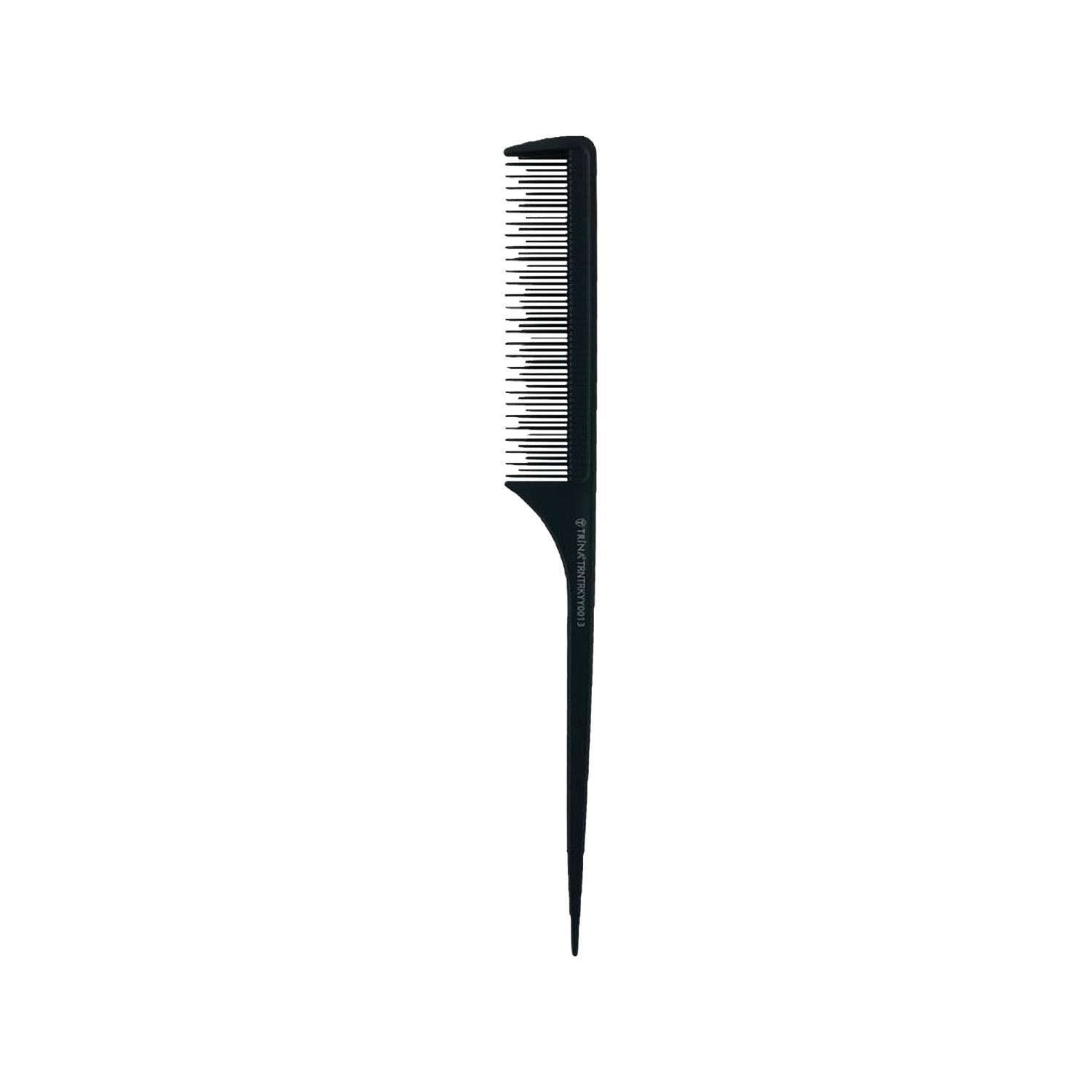 Trina Professional Krepe Tarağı Siyah - Black Hair Comb for Curly Hair, Professional Hair Styling Tools Trina Professional Krepe Tarağı Siyah - Black Comb for Curly Hair Trina Professional Krepe Tarağı, hair comb for curly hair, professional hair styling tools, black hair comb, krepe tarak, curly hair care, frizzy hair solutions, professional salon tools, hair detangling, hair styling, Trina hair products
