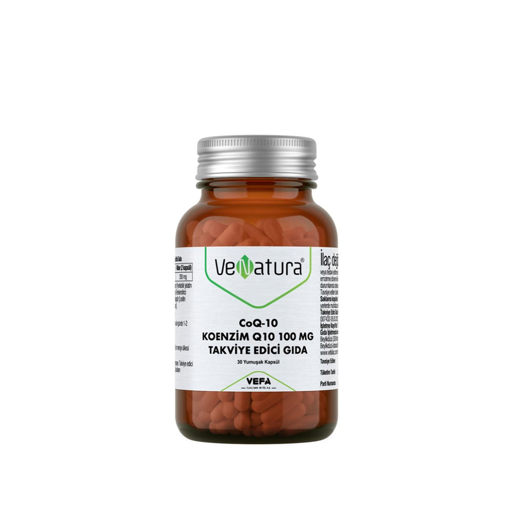 VeNatura CoQ10 Supplement: 100mg Coenzyme Q10 for Heart Health & Cellular Energy - 30 Softgels VeNatura CoQ10: Boost Energy & Support Heart Health CoQ10 supplement, Coenzyme Q10 100mg, VeNatura CoQ10, heart health supplement, antioxidant supplement, cellular energy support, CoQ10 softgels, Coenzyme Q10 capsules, CoQ10, Coenzyme Q10, heart health, antioxidant, cellular energy, softgels, capsules, food supplement, Takviye Edici Gıda, energy boost, fatigue relief, cardiovascular health, heart support, healthy 