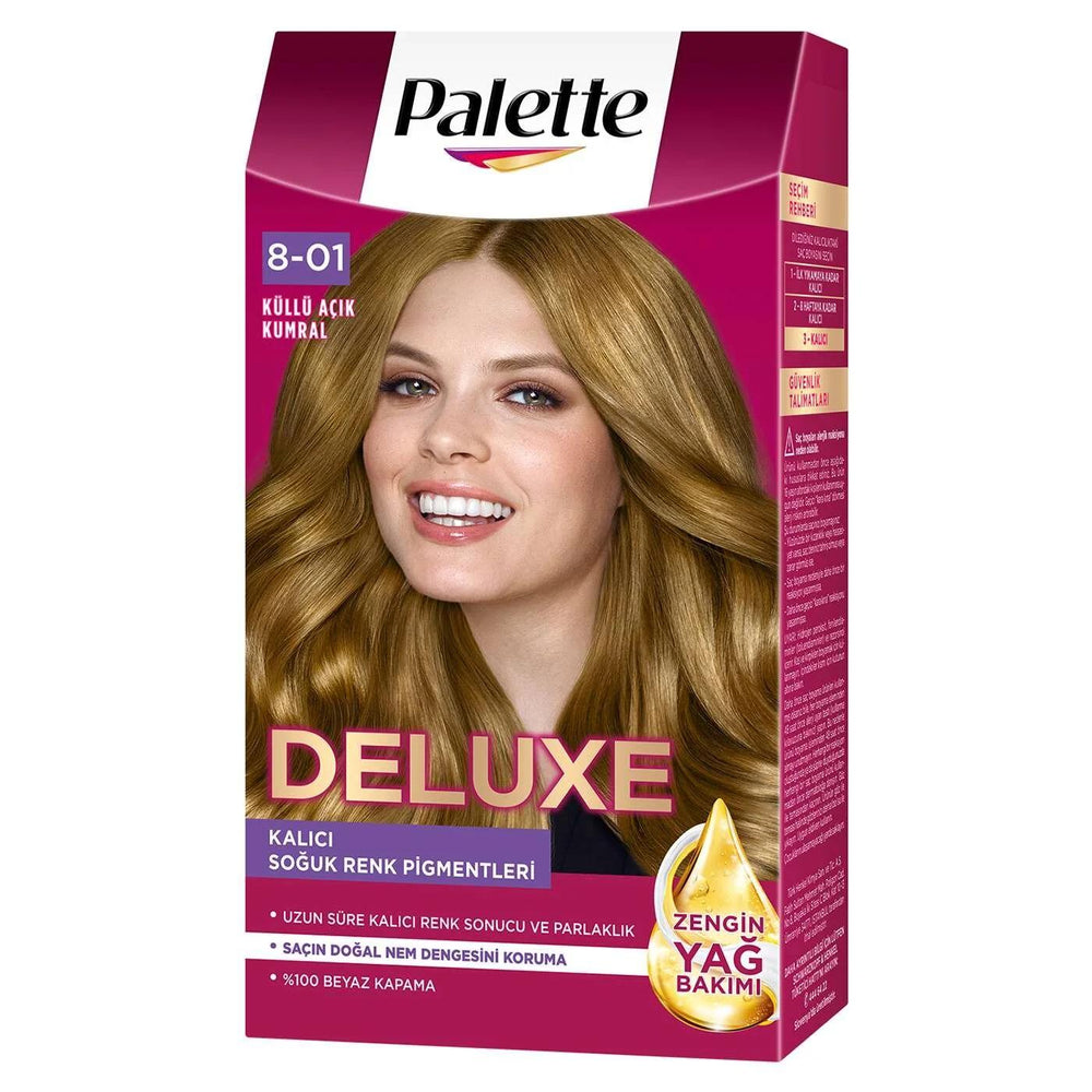 Palette Deluxe Hair Color Ash Light Brown No 801 50ml
