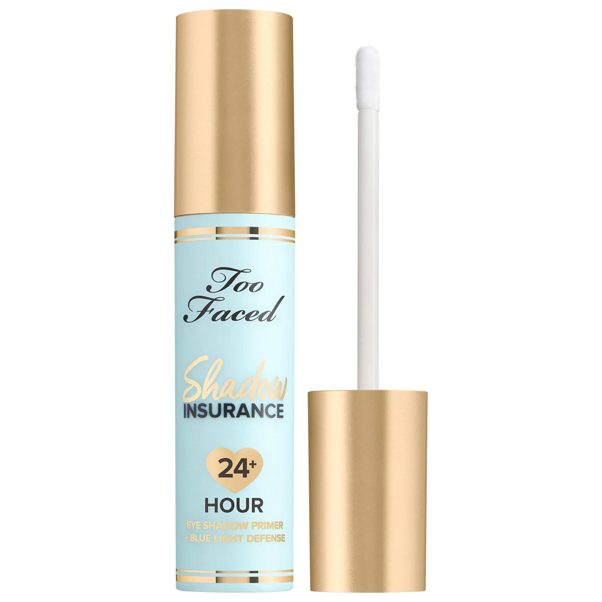 Too Faced Shadow Insurance 24-Hour Eyeshadow Primer - Long-Lasting, Vegan Eye Primer for Intensified Color Too Faced Shadow Insurance 24-Hour Eyeshadow Primer - Vegan &amp; Long-Lasting Eyeshadow Primer, Long-lasting Eye Shadow, Vegan Makeup, Gluten-free Cosmetics, Cruelty-free Beauty Products, Too Faced, Eye Primer, Makeup Essentials, Beauty Favorites, Vegan Beauty, Long-lasting Makeup, Eye Shadow Primer, Cosmetic Primer, Makeup for Sensitive Eyes