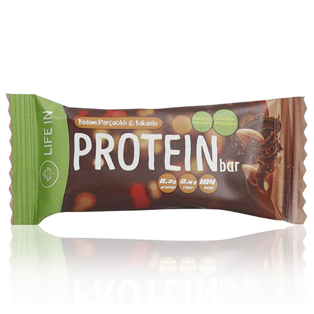 Life In Protein Bar, High Protein Snack with No Added Sugar - Healthy Low Calorie Energy Bar for Fitness - Food & Candy