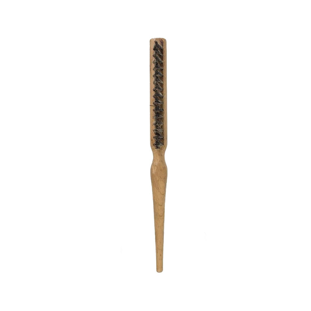 Trina Wooden Hair Brush with Knob Handle 29 - Natural Hair Care for Gentle Detangling - Hair Accessories