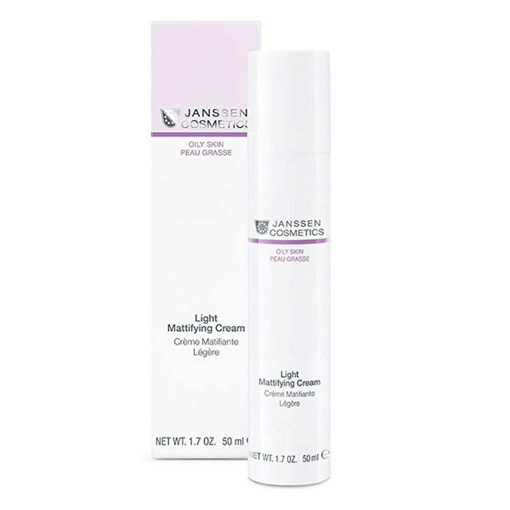 Janssen Cosmetics Mattifying Moisturizing Cream for Oily Skin - Sebum Control, Hydrating Face Cream with - Face Cream