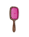 Janeke Superbrush Detangling Hairbrush Pink Leopard SP230