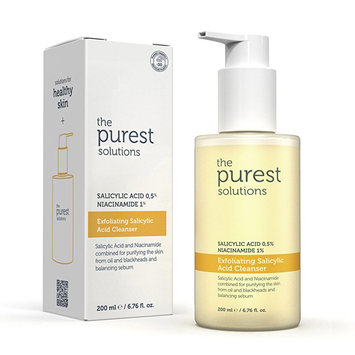 The Purest Solutions Facial Cleansing Gel for Oily Skin - Salicylic Acid & Niacinamide Enriched The Purest Solutions Facial Cleansing Gel - Salicylic Acid & Niacinamide facial cleansing gel, oily skin care, acne treatment, salicylic acid cleanser, niacinamide skincare, green tea extract skincare, deep cleansing, sebum balance, soothing skincare, daily skincare routine, oily skin solution, acne prone skin care, cleansing gel, skincare essentials