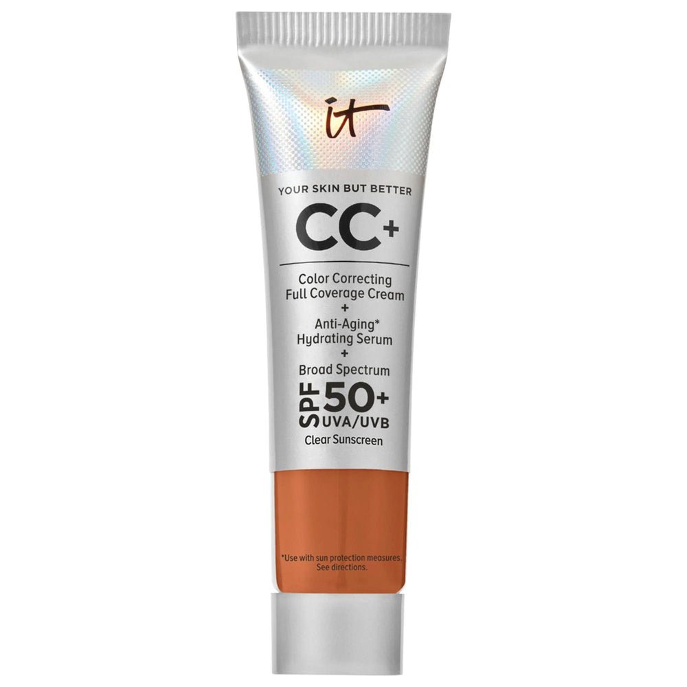 IT Cosmetics CC+ Cream Full Coverage Foundation SPF 50+: Hydrating, Anti-Aging, Color Correcting & Vegan - Conceals Acne, Dark Circles IT Cosmetics CC Cream SPF 50: Full Coverage, Hydrating Foundation CC Cream Foundation, Full Coverage Foundation, SPF 50 Foundation, Hydrating Foundation, Anti-aging Foundation, Color Correcting Cream, Vegan Foundation, Cruelty-Free Foundation, Foundation for acne scars, Foundation for dark circles, makeup, face makeup, BB cream, cream foundation, full coverage, hydrating, co