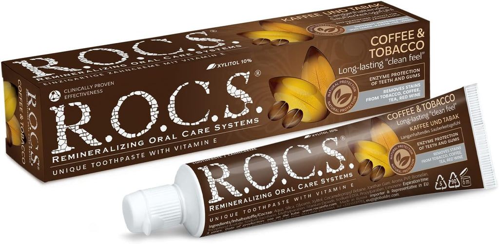 ROCS Coffee & Tobacco Toothpaste 60ml