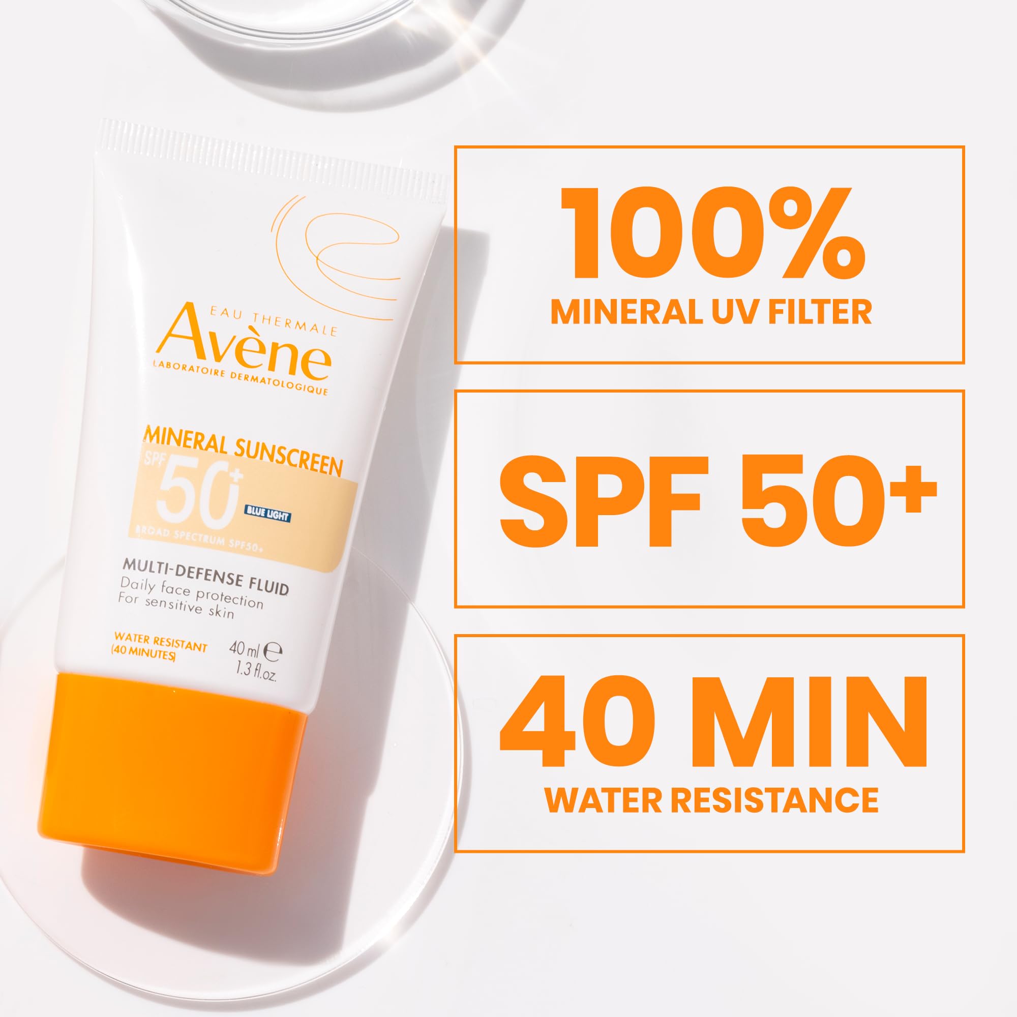 Avène Colored Sunscreen SPF 50+ - Perfect for Dry Skin | 50 ml
