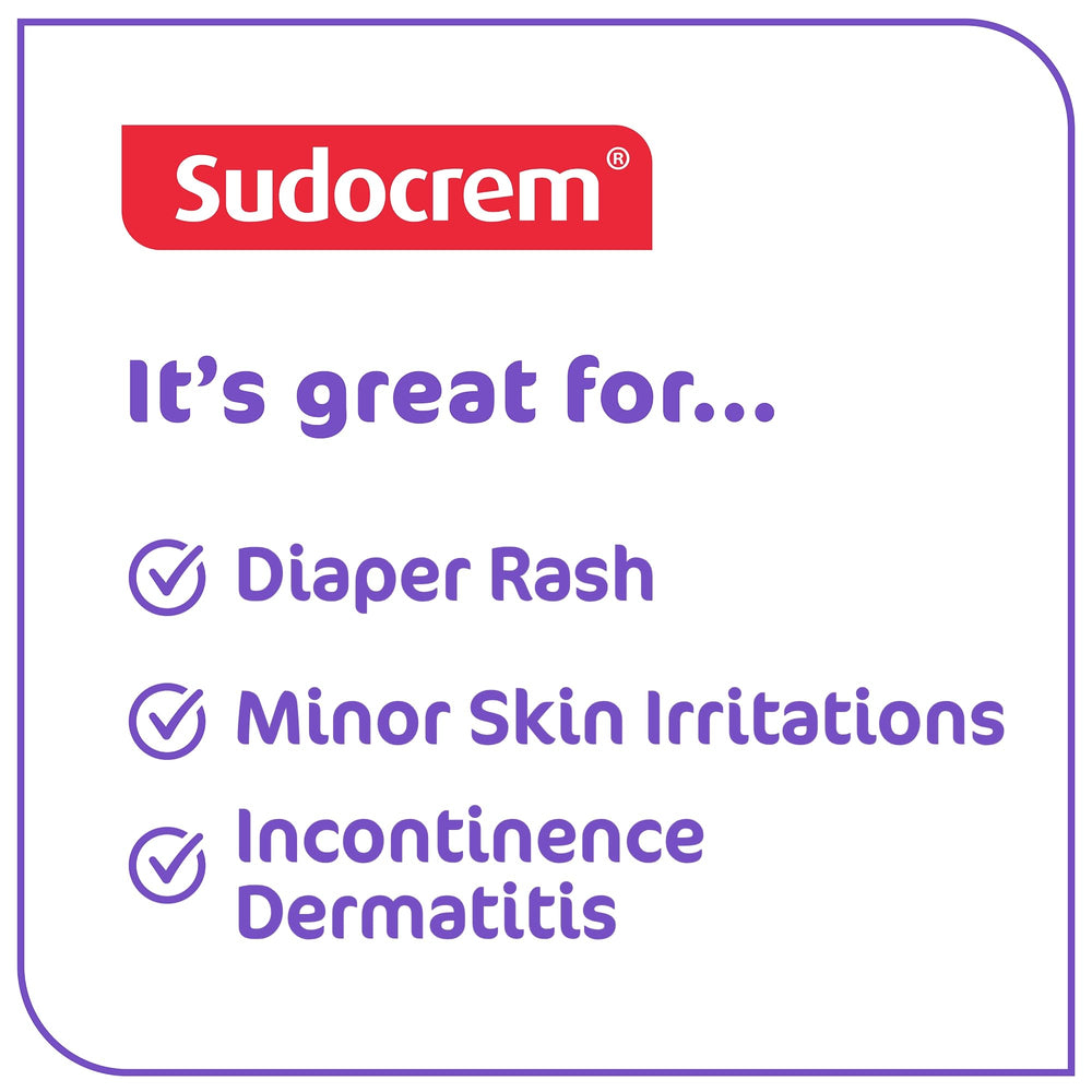 Sudocrem Baby Care Cream 125g - Diaper Rash Relief & Skin Protection