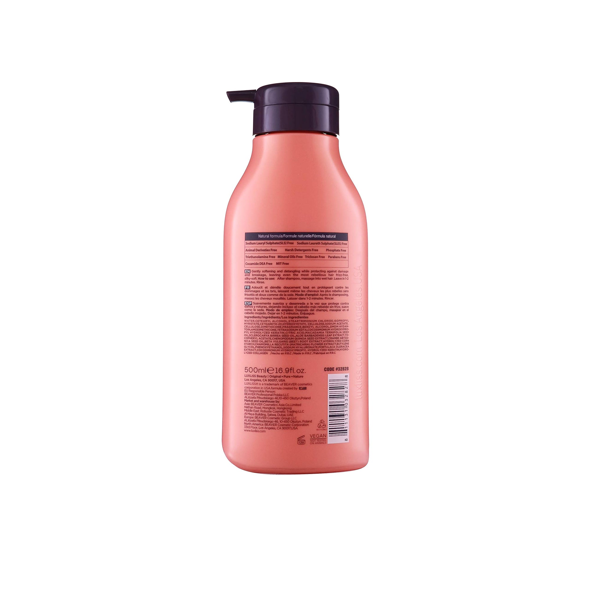Luxliss Keratin Collagen Repairing Hair Care Conditioner 500 ml