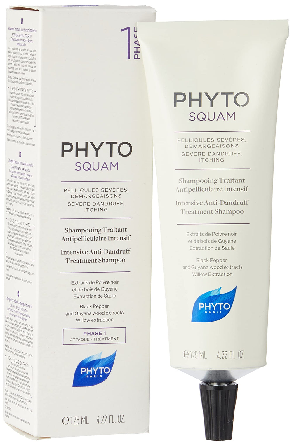 Phyto Phytosquam Intensive Anti-Dandruff Shampoo 125ml - Shampoo