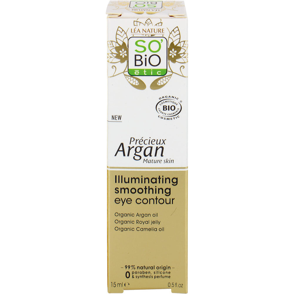 SO’BiO Argan Brightening & Smoothing Eye Cream 0.5 oz