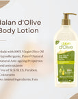 Dalan D'Olive Nourishing Body Lotion 13.5 Fl Oz - Olive Oil & Glycerin