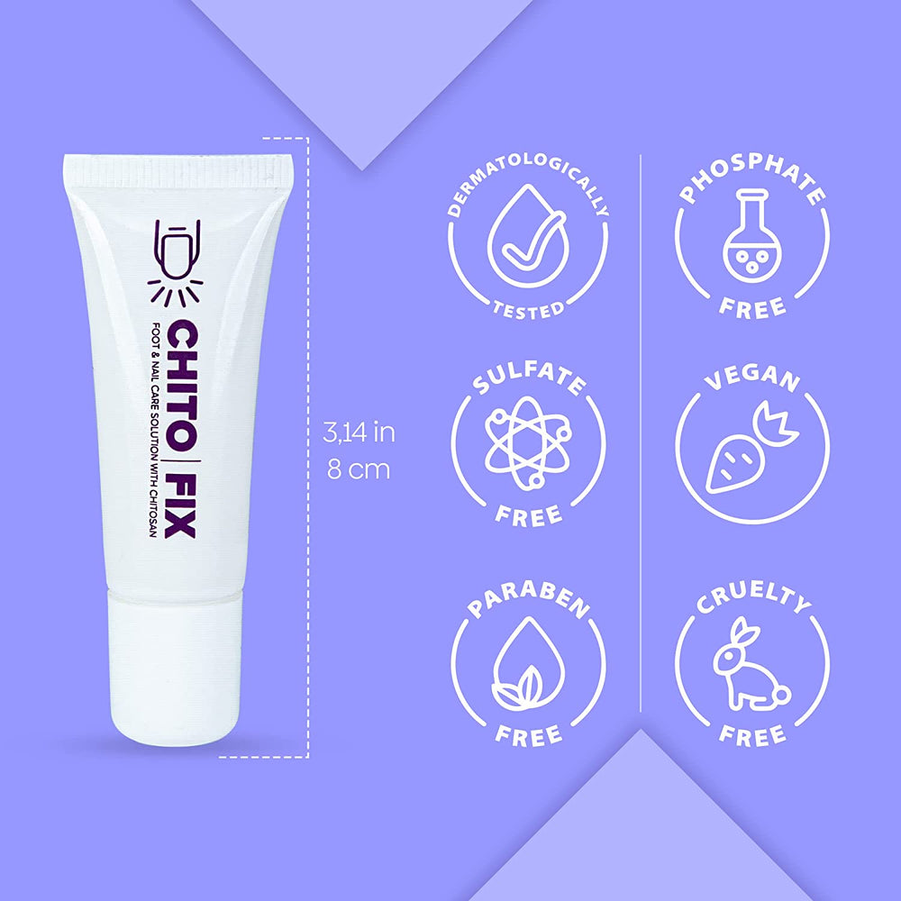 Chitofix Nail Care Cream with Chitosan - Extra Strength Formula for Toenail and Fingernail - view 7