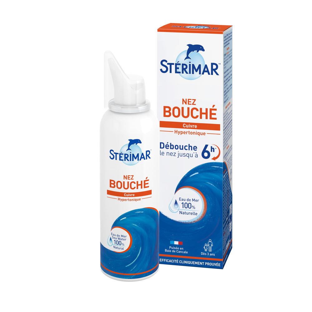 Sterimar Hypertonic Nasal Spray for Adults - 3.4 Fl Oz | Natural Sea Water