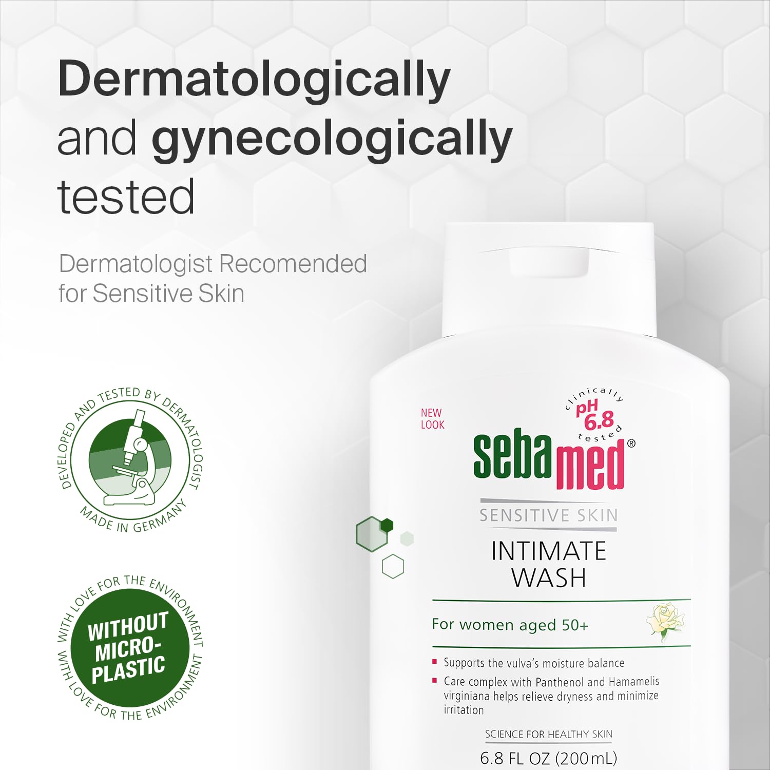 Sebamed Intimate Wash Gel pH 6.8 - Gentle Hygiene for Women Over 50, Natural Intimate Care - image 8