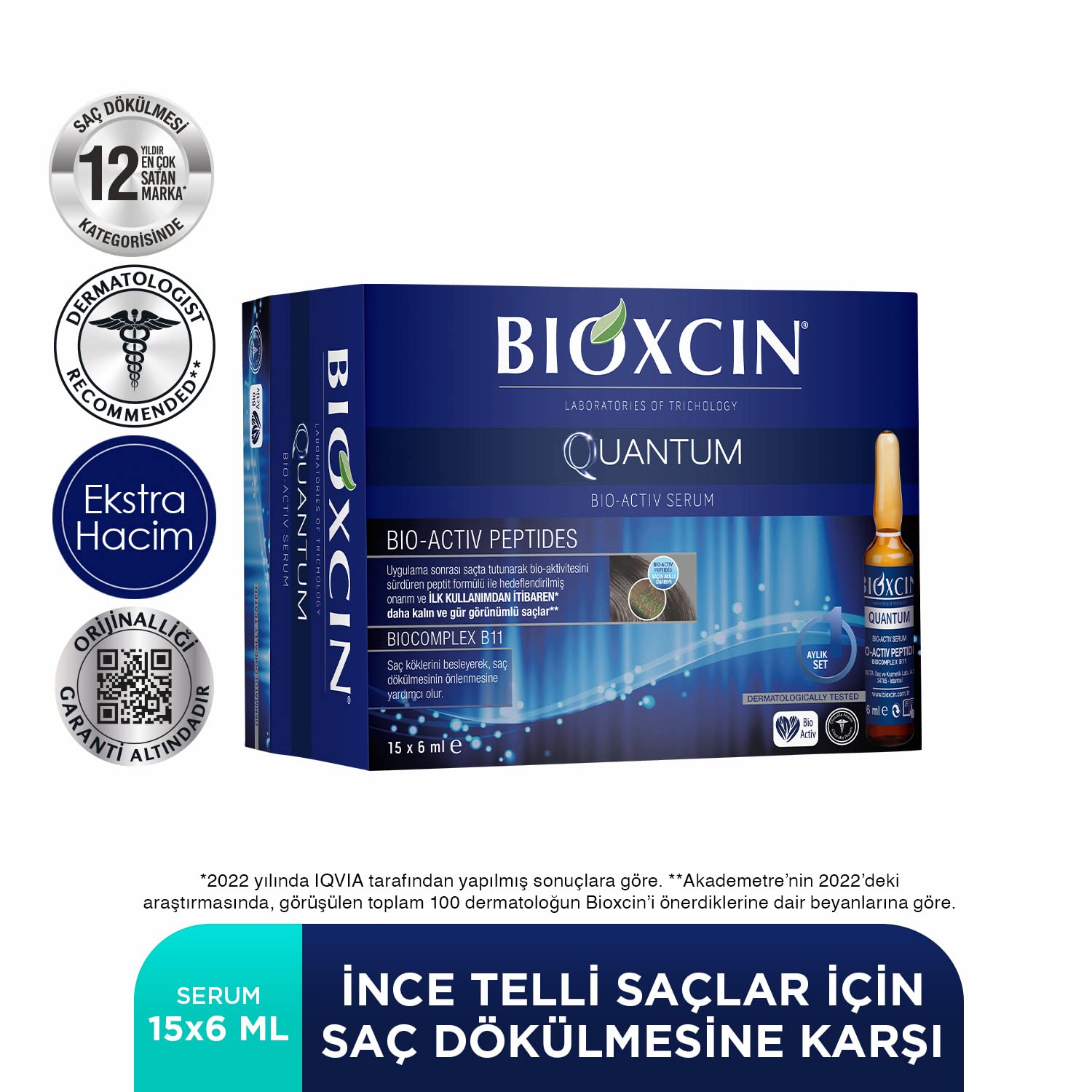 Bioxcin Quantum Serum 15x6ml