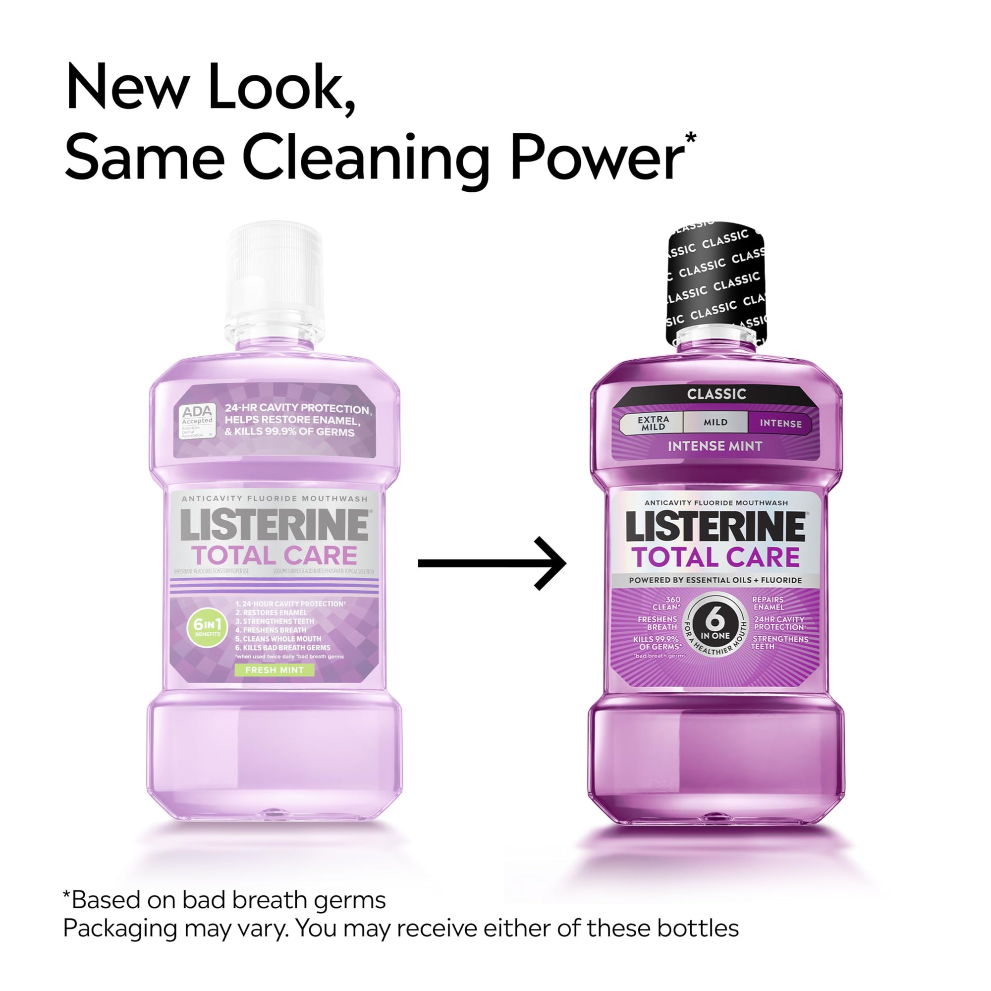 Listerine Advanced White Mouthwash 33.8oz - Gentle Flavor | Oral Care