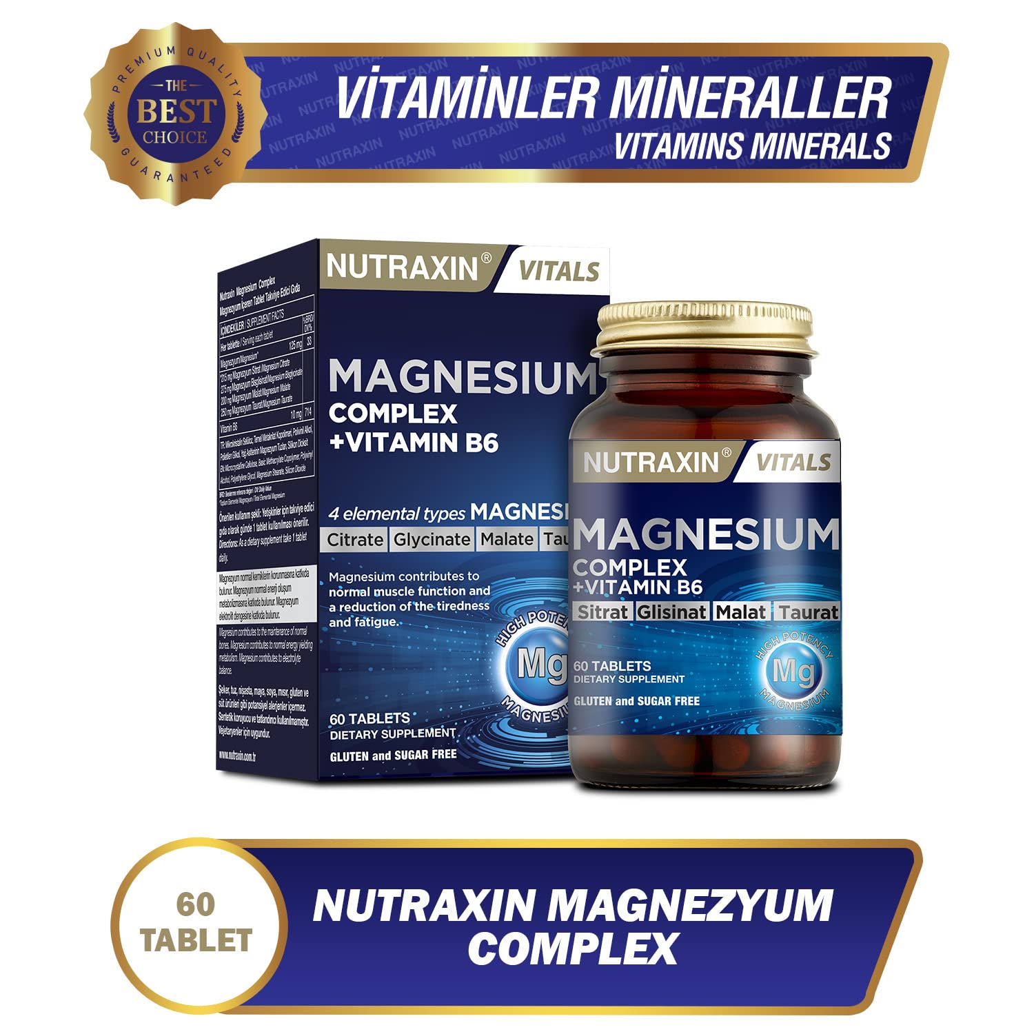 Nutraxin Multi Mineral Complex - 60 Tablets - image 11