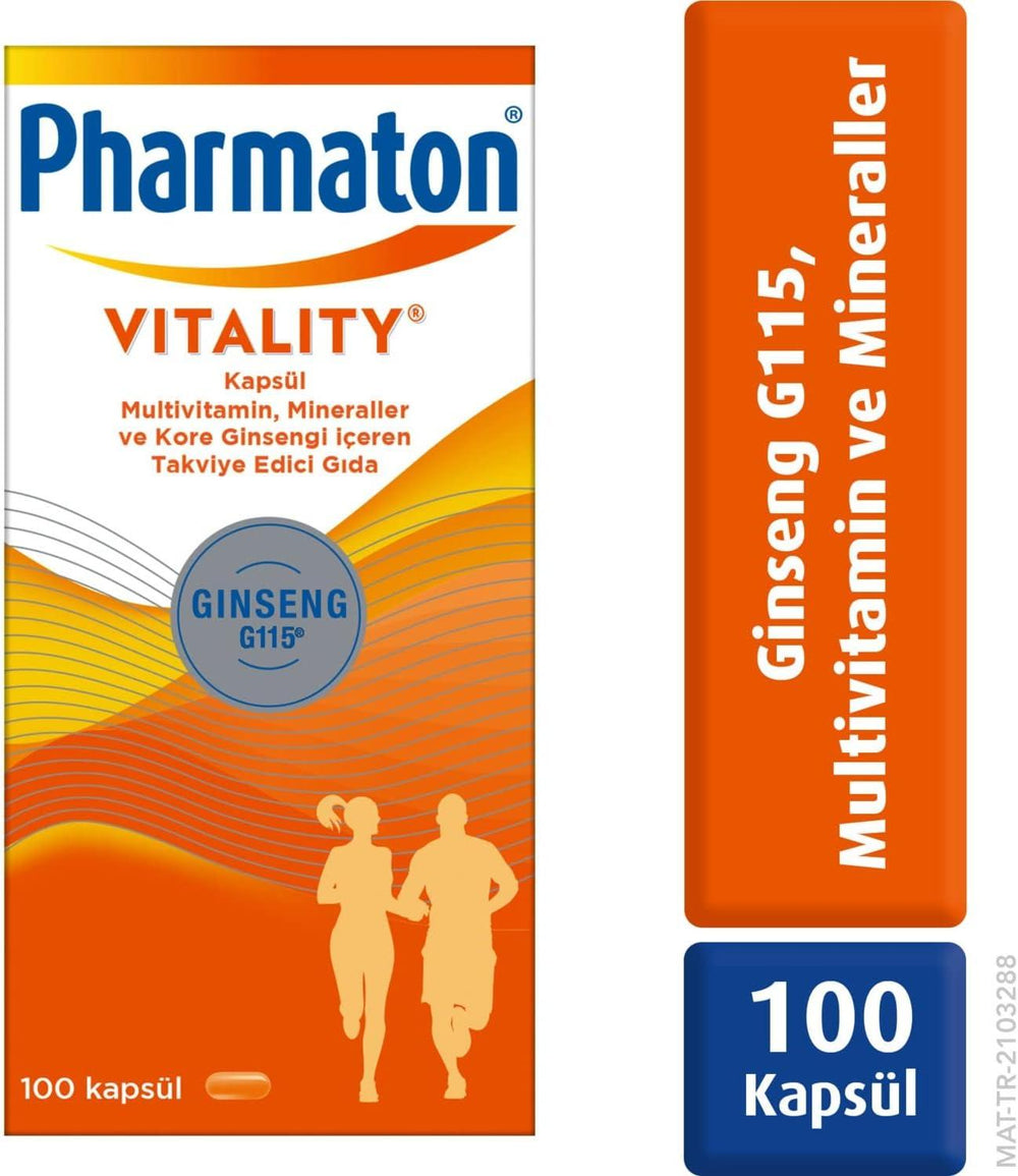 Pharmaton Vitality - Multivitamin with Ginseng | 60 Tablets - view 9