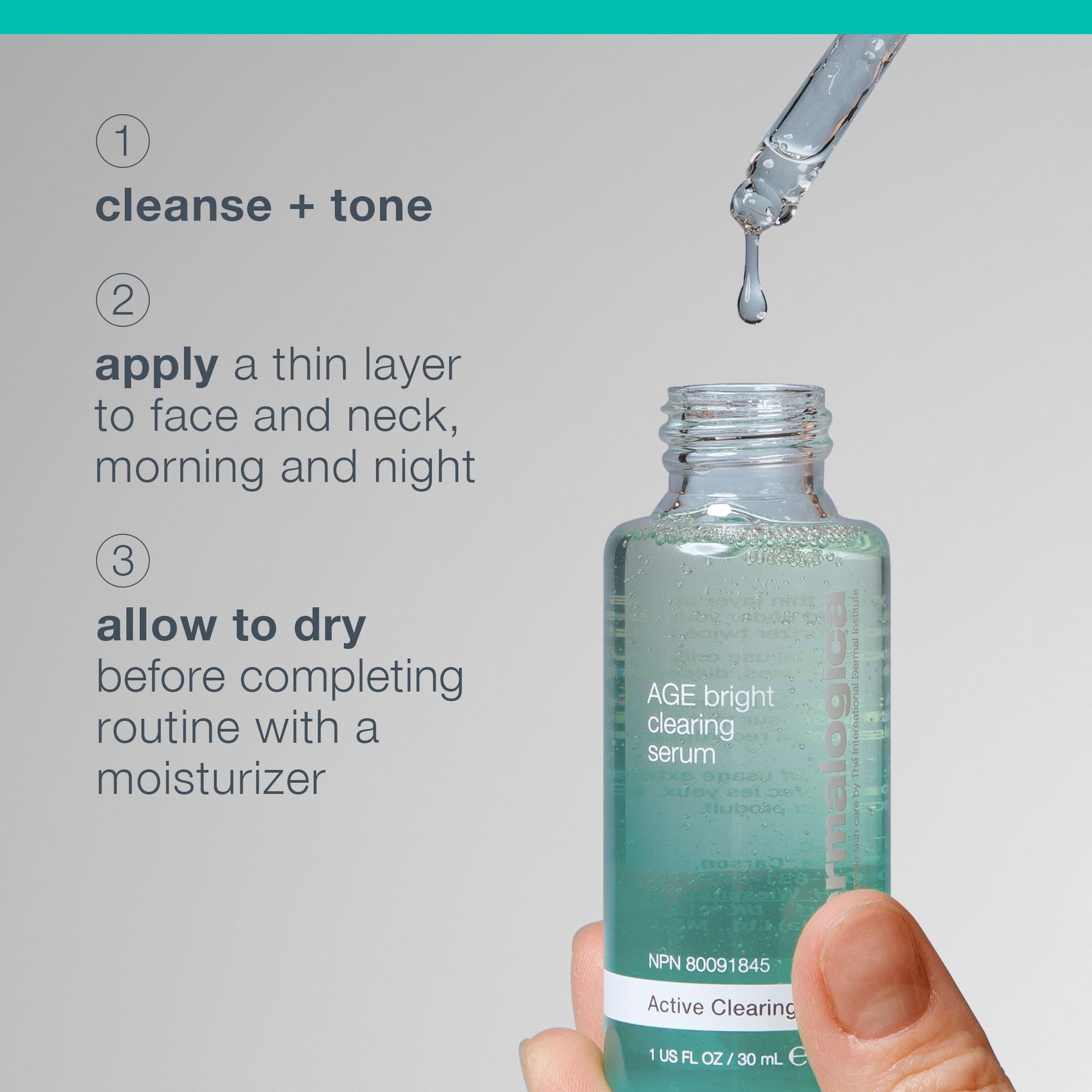 Dermalogica Age Bright Clearing Serum - Anti-Aging &amp; Acne Treatment with Salicylic Acid &amp; Niacinamide