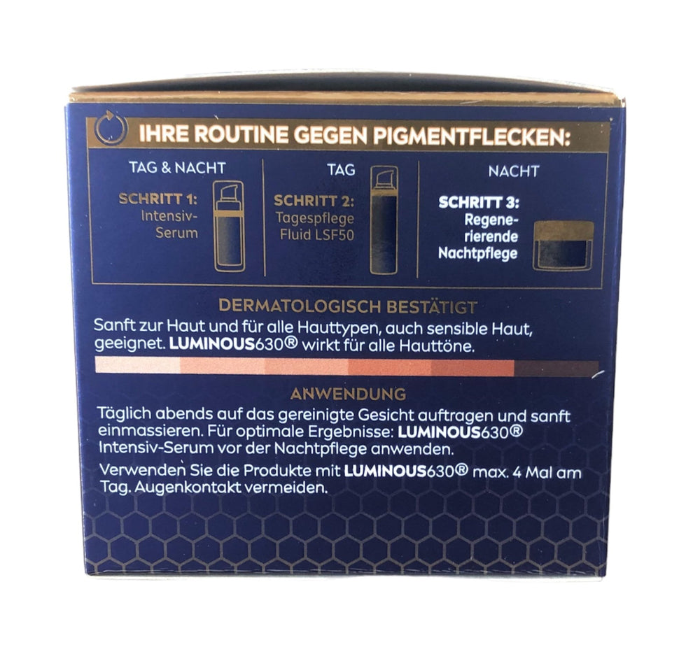 Nivea Cellular Luminous630 Antispot Night Cream - Dark Spot Treatment | 1.7 fl oz