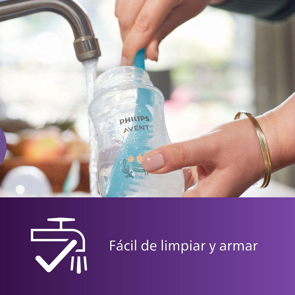 Philips Avent Natural Bottle Nipple 3 Holes - 3 Months+ | 2-Pack