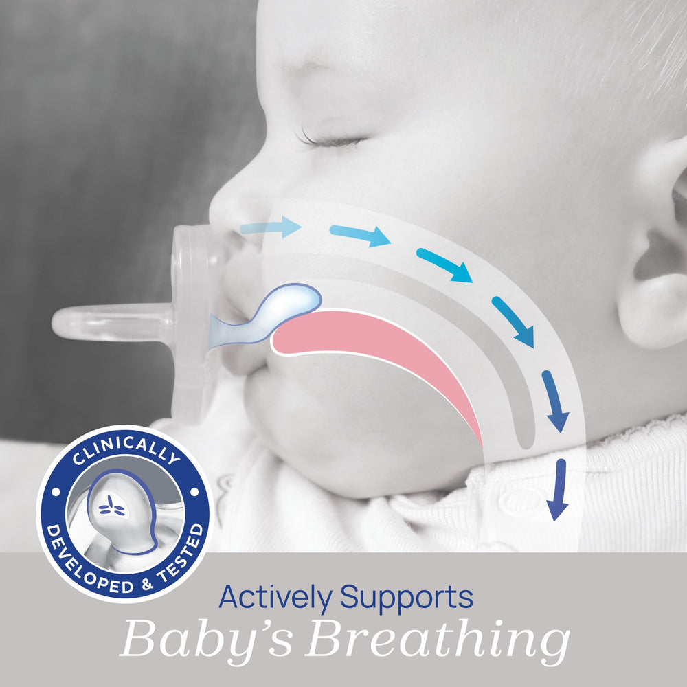 Chicco Orthodontic Pacifier for Newborns - Silicone, 0-2 Months, 2-Pack