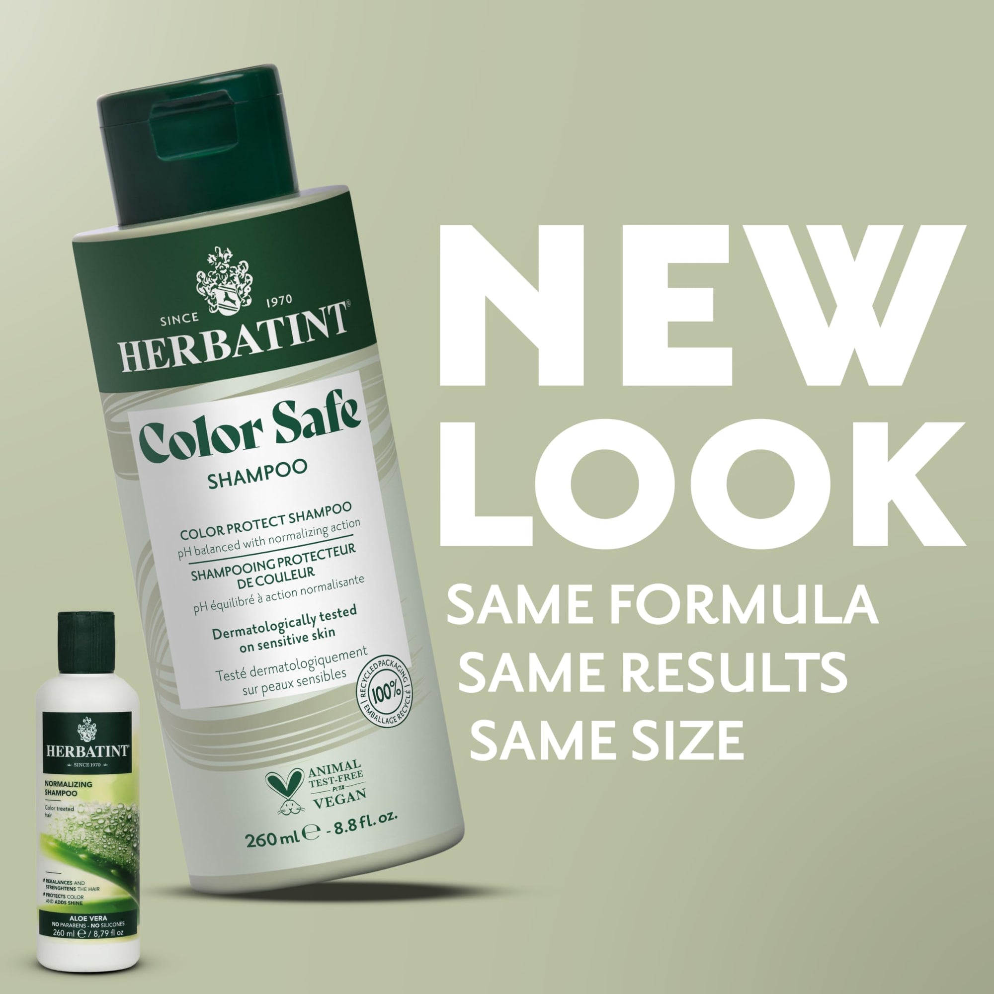 Herbatint Aloe Vera Colored Hair Shampoo - Nourishing, Paraben-Free, 8.79 fl oz