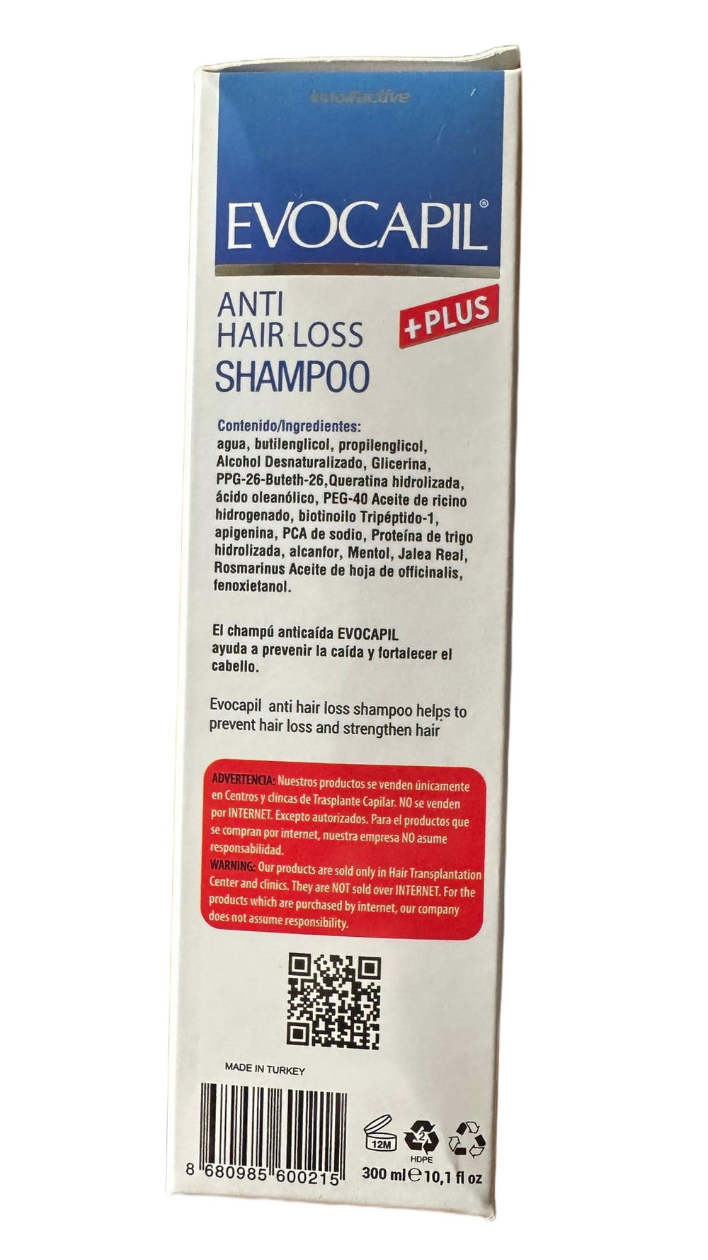 Evocapil Anti Hair Loss Spray - Nourishing Treatment | 60 ml