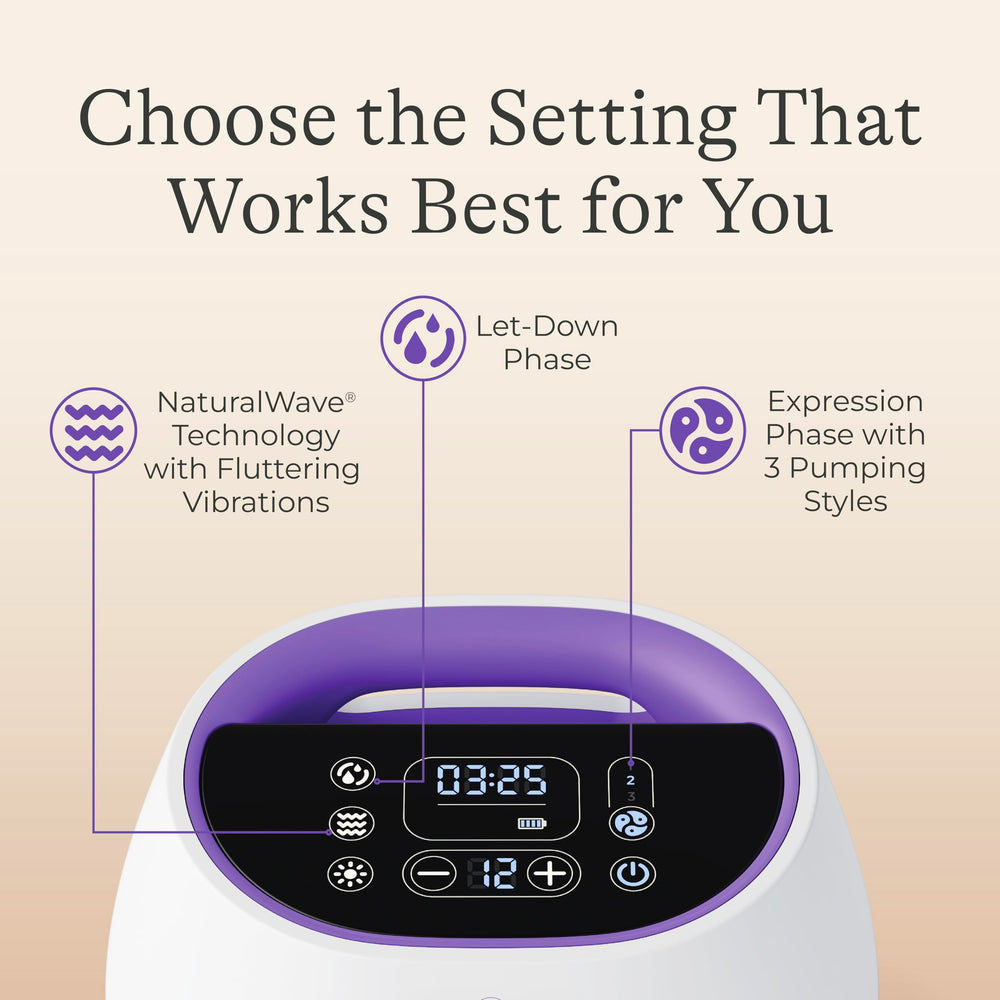 Lansinoh Compact Single Electric Breast Pump - Portable, Adjustable Vacuum, Rechargeable