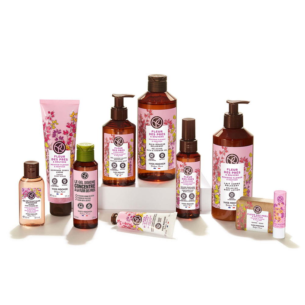 L'Occitane Romantic Wildflowers Fragranced Body and Hair Spray - Energizing Floral Scent, 3.38 fl oz