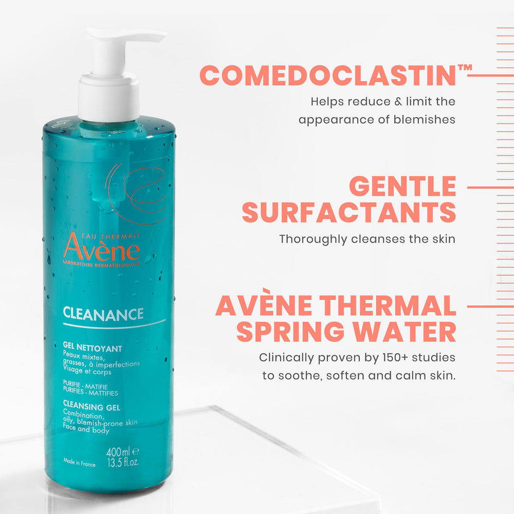 Avene Cleanance Cleansing Gel for Combination and Oily Skin 400ml