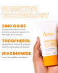 Avène Colored Sunscreen SPF 50+ - Perfect for Dry Skin | 50 ml