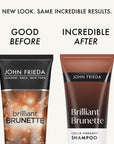 John Frieda Brilliant Brunette Color Enhancing Shampoo for Vibrant Brown Hair - 8.45 fl oz