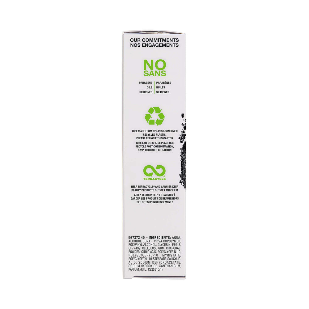 Garnier Charcoal Peel-Off Blackhead Removal Mask - Deep Cleansing, Salicylic Acid, 1.69 fl oz