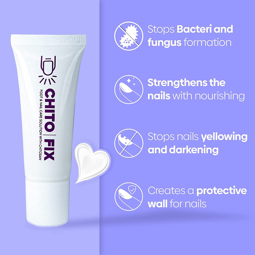 Chitofix Nail Care Cream with Chitosan - Extra Strength Formula for Toenail and Fingernail - view 4