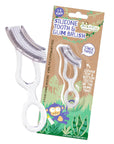 Jack and Jill Silicone Tooth and Gum Brush - Dual-Sided Brush for Infant Oral Care
