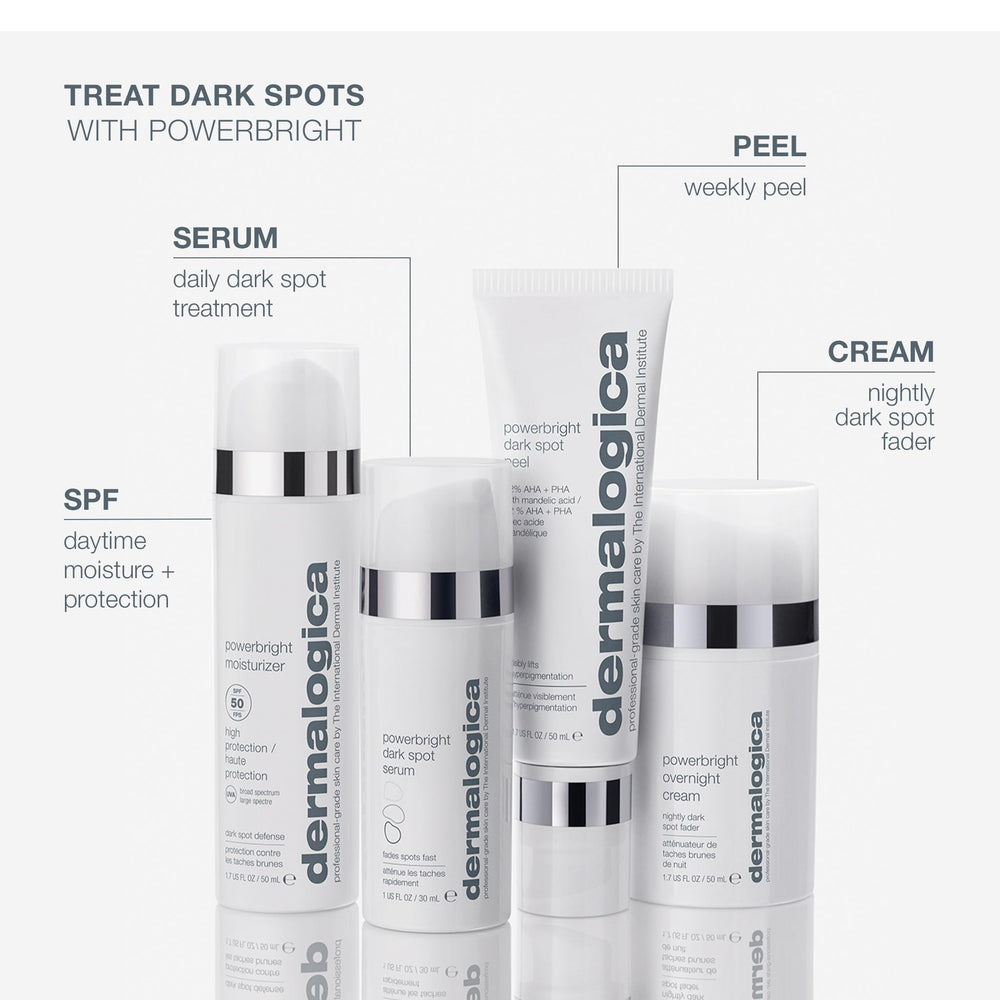 Dermalogica PowerBright Overnight Cream - Dark Spot Correction, Anti-Aging Skincare, Niacinamide & Vitamin C Overnight F