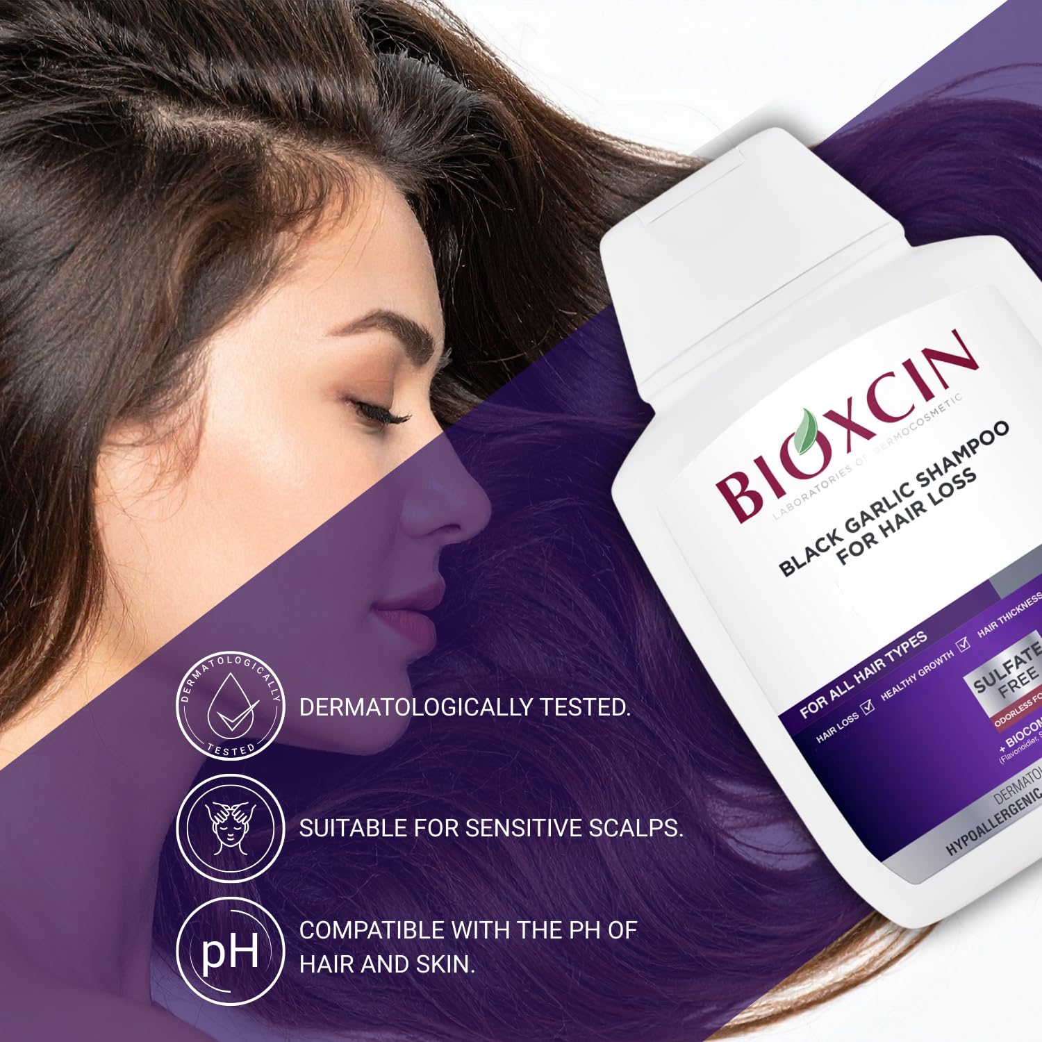 Bioxcin Black Garlic Shampoo 300ml - image 5