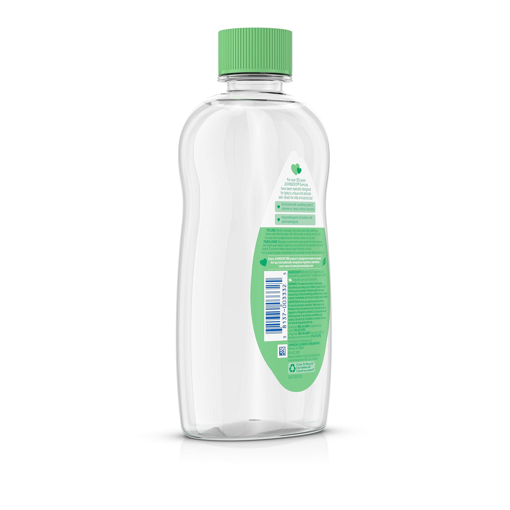 Johnson's Baby Oil - 14 Fl Oz Bottle | Gentle &amp; Nourishing