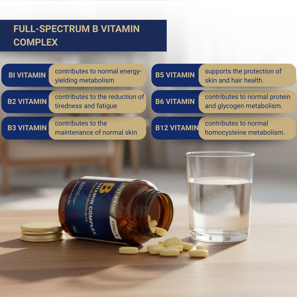 Nutraxin B Vitamin Complex 60 Tablets