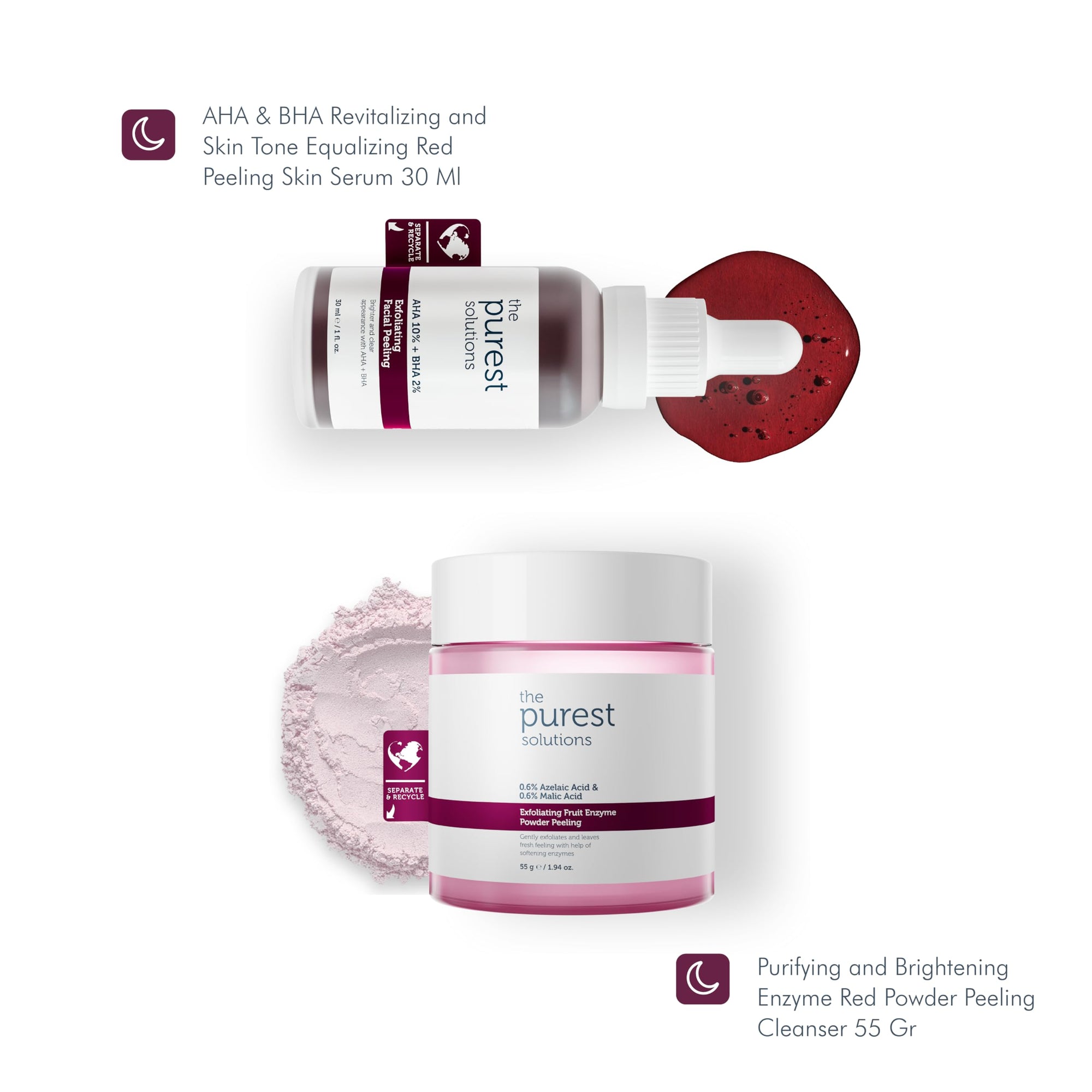 The Purest Solutions Exfoliating Facial Peeling - AHA BHA Exfoliant with Tasmanian Pepper &amp; Hyaluronic Acid - 1.01 fl oz - image 14