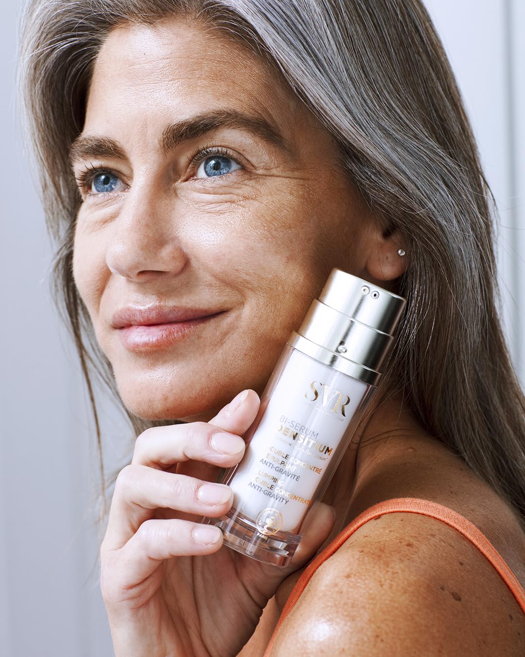SVR Densitium Anti-Aging Serum for Mature Skin - Hyaluronic Acid &amp; Regenerative Oils, Non-Comedogenic, 1.01 fl oz