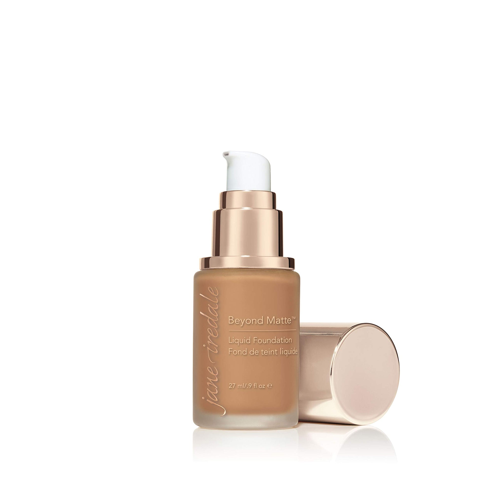 Jane Iredale Beyond Matte Liquid Foundation M13 - Matte Finish, Mineral Makeup for Smooth, Satin-Like Complexion