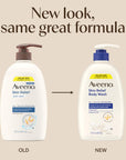 Aveeno Sulfate-Free Moisturizing Body Wash Oil for Dry and Sensitive Skin - 10.14 fl oz