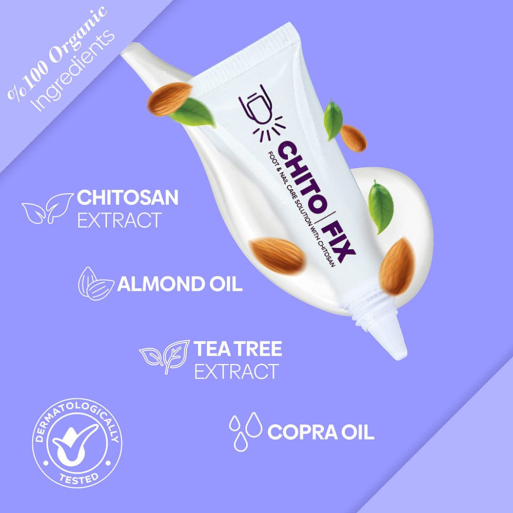 Chitofix Nail Care Cream with Chitosan - Extra Strength Formula for Toenail and Fingernail - view 3