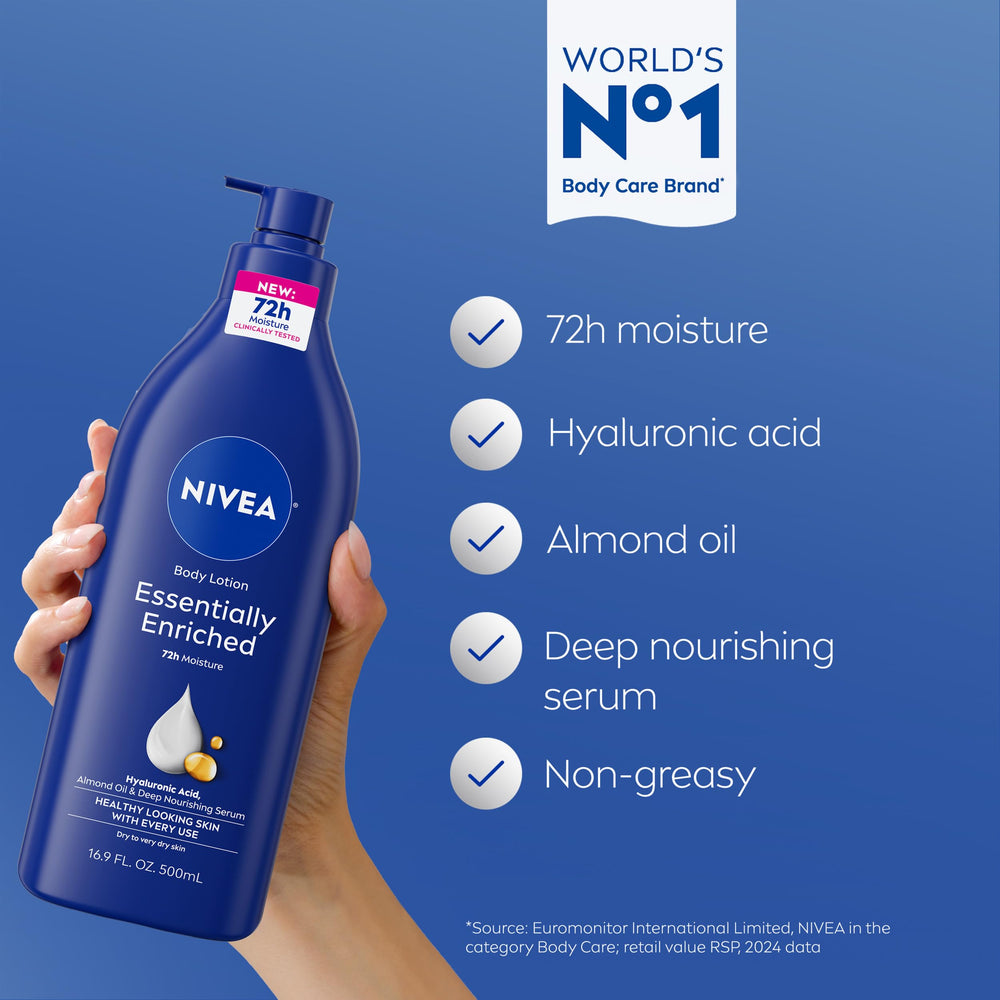 Nivea Moisturizing Lotion - Dry Skin Formula | 16.9 Fl Oz