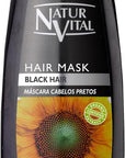 Natur Vital Color-safe Hair Mask-  Black - Hair Mask