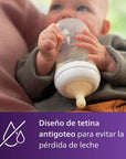 Philips Avent Natural Nipple 2 Holes - 1 Month+ | 2-Pack